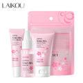 Sakura Skin Care Set Facial Cleanser Moisturizing Face Cream Sunscreen Hydrating Mask Toner Eye Cream Brightening Facial Serum